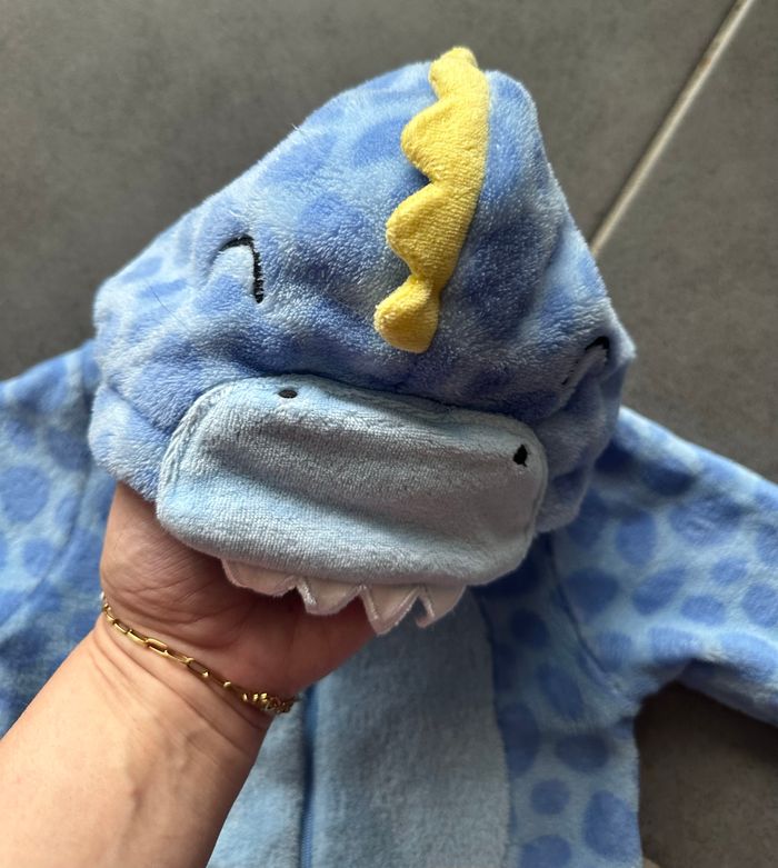 Combinaison pilou toute douce dinosaure Taille 6 mois - photo numéro 2