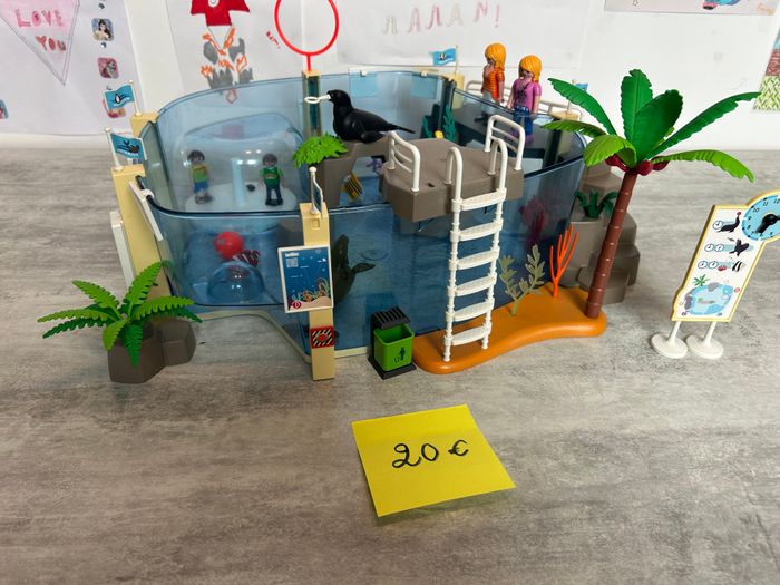 grand aquarium à orque playmobil avec de nombreux accessoires - photo numéro 3