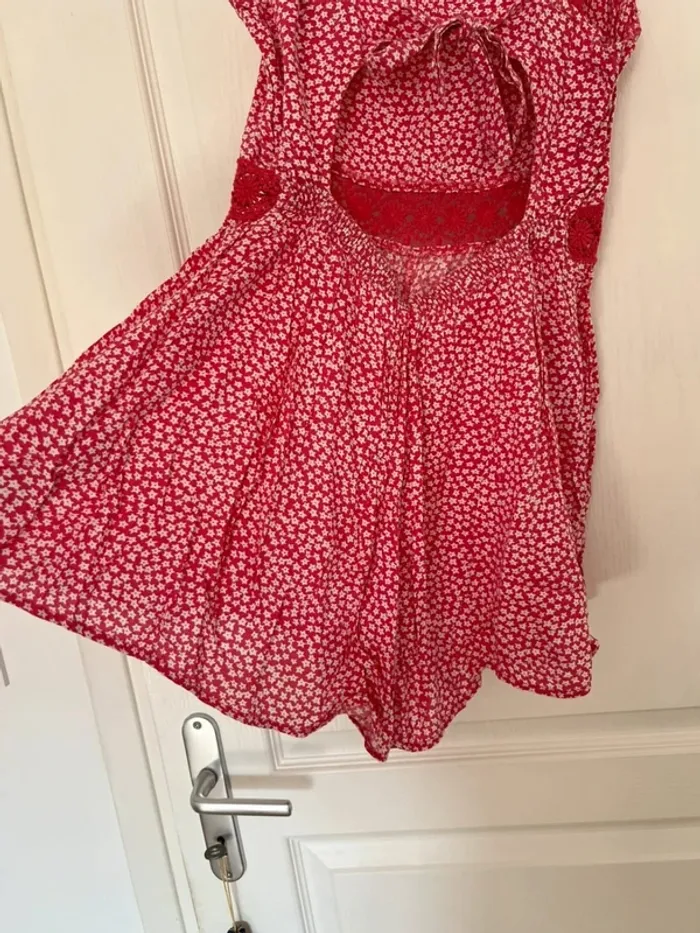 Combi short rose à étoiles - Hollister - M - photo numéro 6