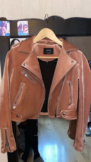 Veste en velours #Bershka#