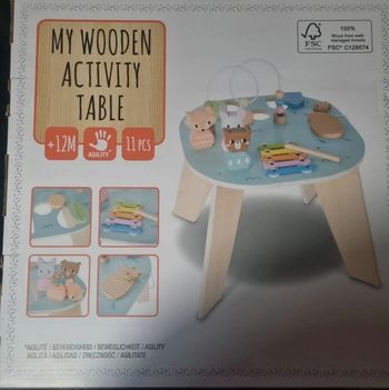 Table d'activités agilité en bois my wooden