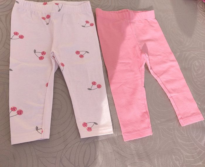 Lot de 2 leggings 6 mois