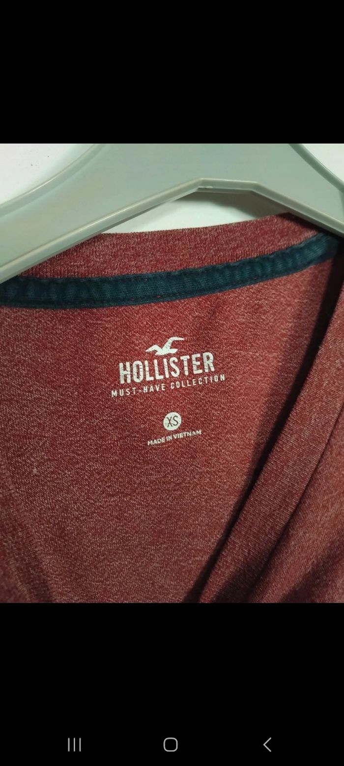 T-shirt hollister taille xs - photo numéro 2