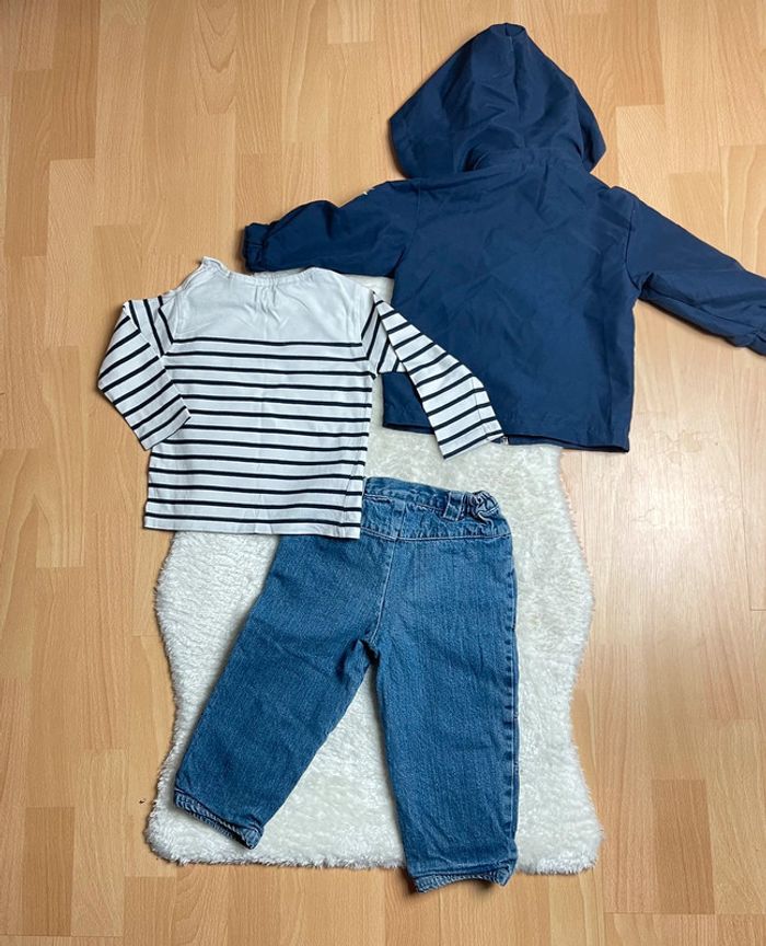 🩸Lot vêtements jeans ,sweat et veste marin en TBE 🩸 - photo numéro 5