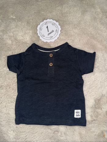 T shirt 1 mois été garçon