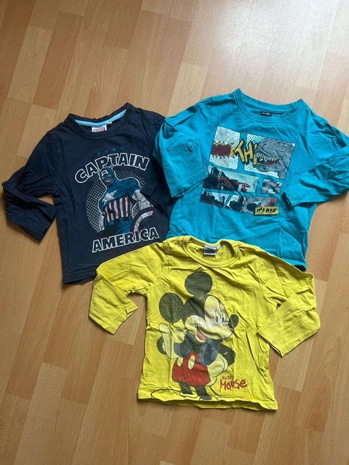 Lot 3 tee-shirts garçon taille 4ans