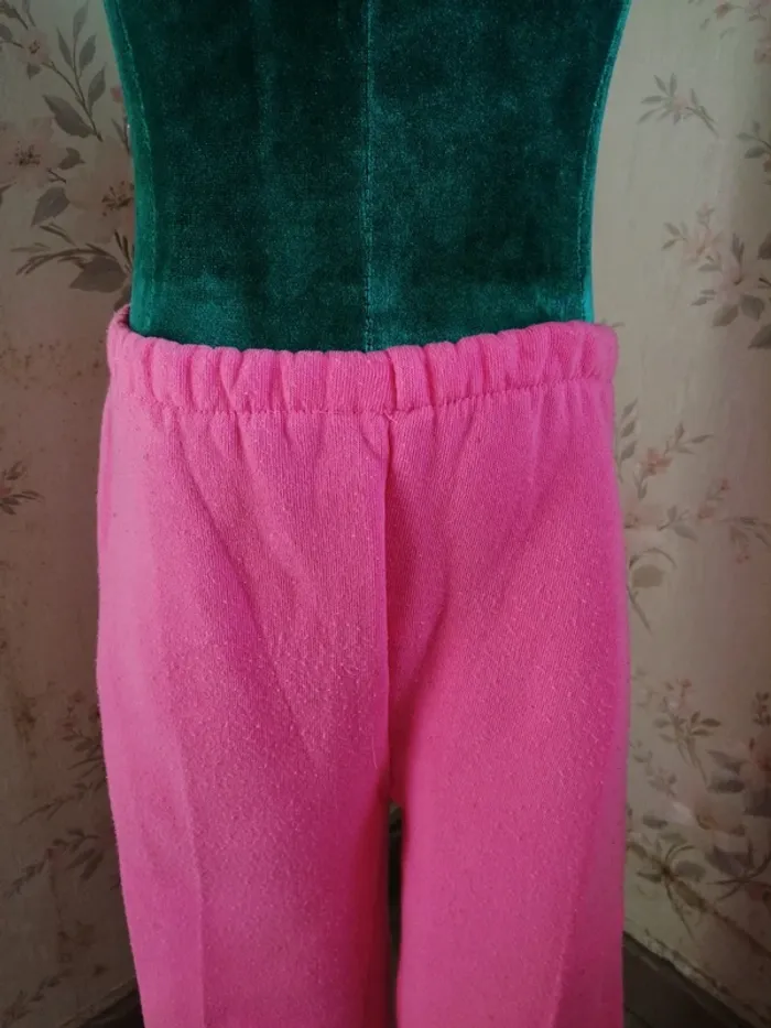 Ensemble de jogging veste manches courtes à capuche et pantalon rose / sans marque / (8ans) - photo numéro 11