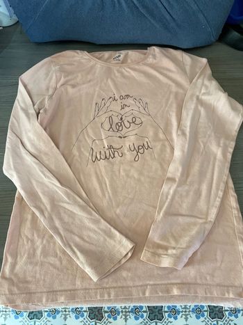 T-shirt saumon