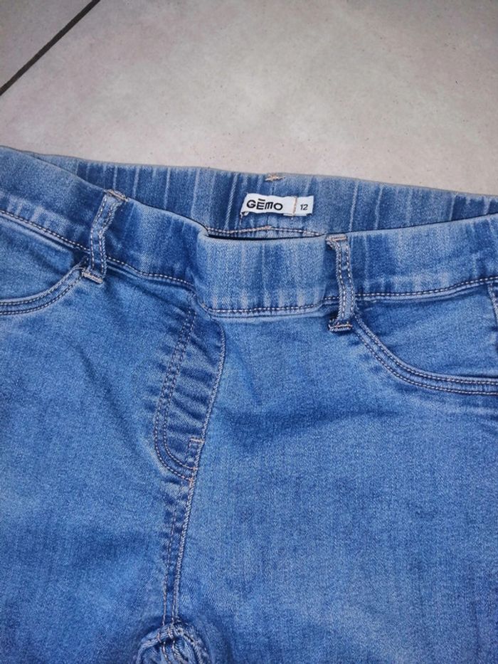 Lot 2 jeans 12 ans Gemo - photo numéro 2