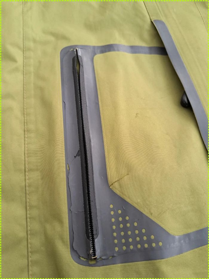 Veste Columbia verte vintage taille L spécial montagne randonnée ski imperméable - photo numéro 6