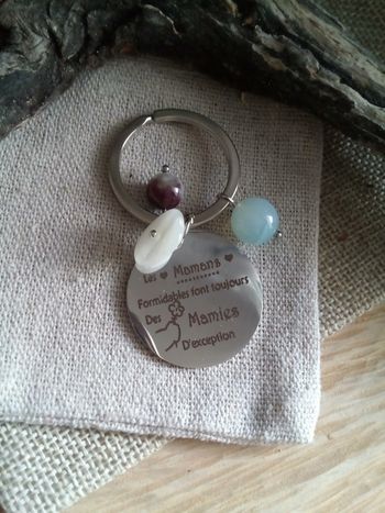 Porte clé pour future mamie