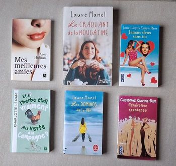 Lot 5 romans - format poche
