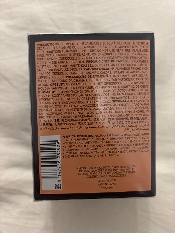 Parfum Trésor Lancôme 100ml - photo numéro 3