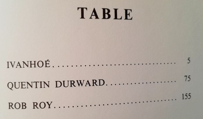 Walter Scott Ivanoé quentin durward rob roy - photo numéro 8