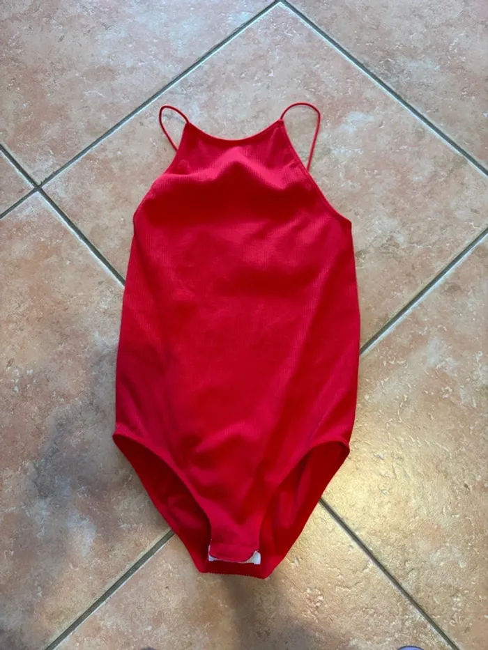 Débardeur body rouge