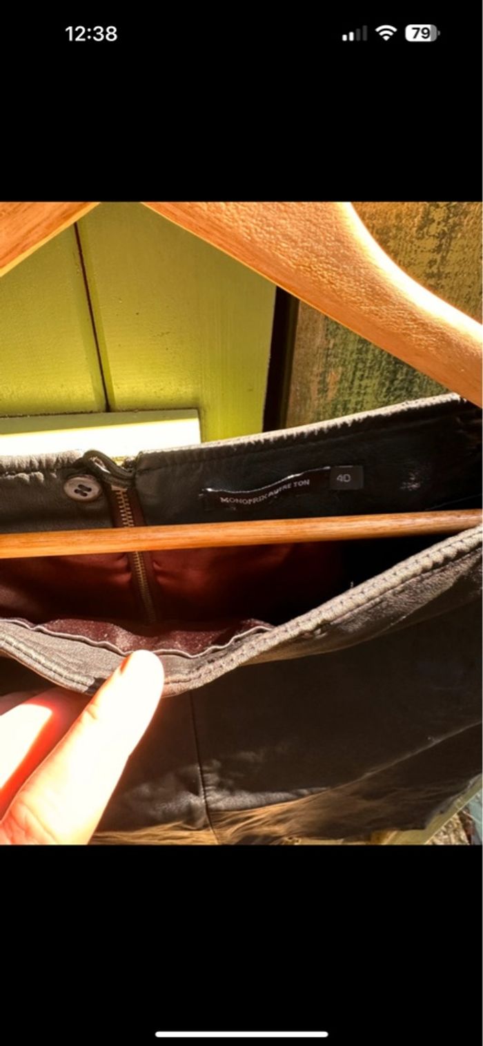 Jupe noire Monoprix t40 - photo numéro 5