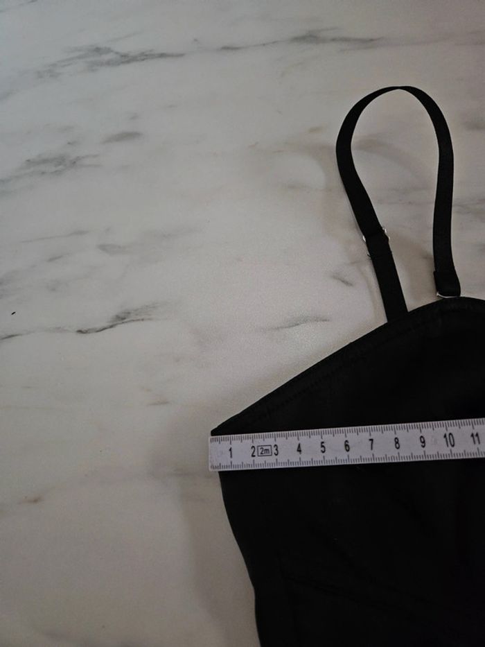 H&M bustier satiné noir taille L - photo numéro 13