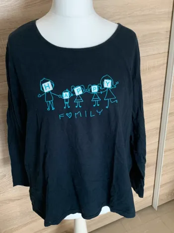 Teeshirt nuit happy family XXL