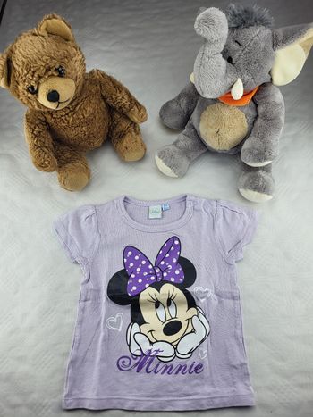 Tee-shirt violet lilas Minnie Disney 12mois 