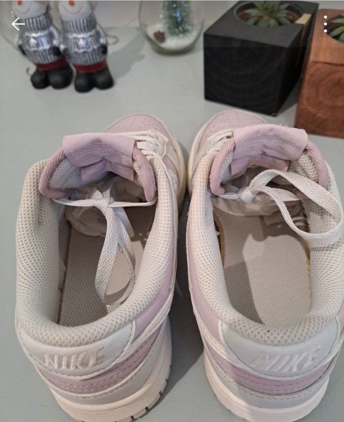 Nike Dunk Low grise violet - photo numéro 5