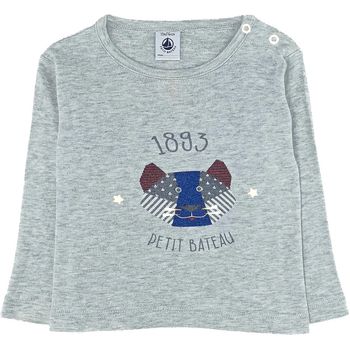 T-Shirt à manches longues 12 mois en coton Petit Bateau