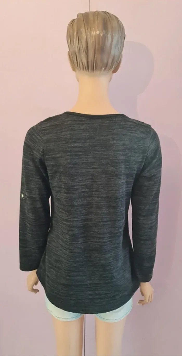 Pull fin femme gris - photo numéro 6