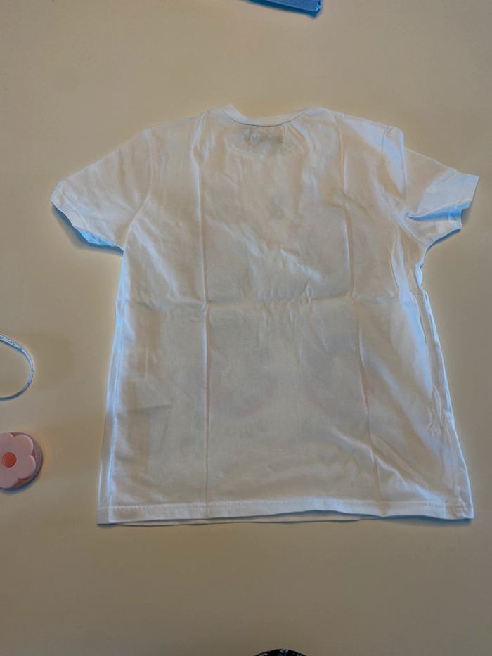 Tee shirt blanc squelette ikks 6 ans - photo numéro 5