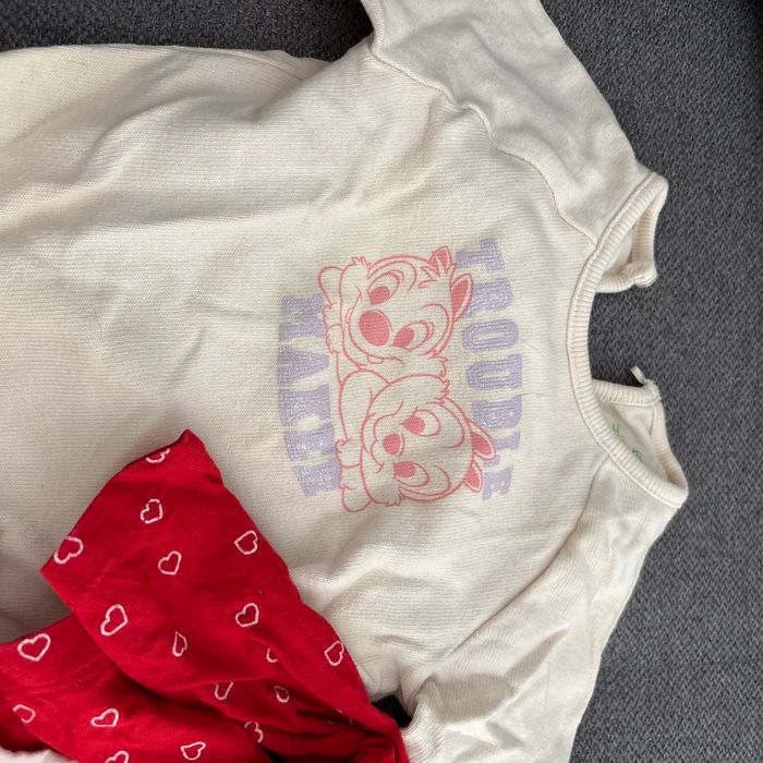 Lot de pull fin+ t-shirt manches longues Disney - photo numéro 4