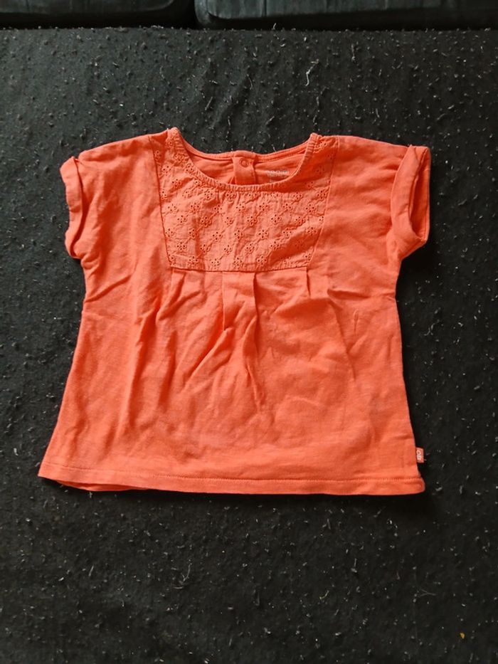 Ensemble été pantalon/t-shirt en 12 mois - photo numéro 3