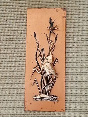 plaque cuivre décoration