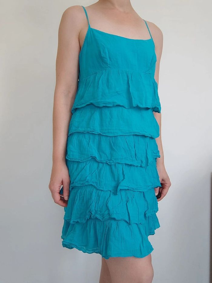 Promod Robe d’été bleue – Taille 38 – Très bon état - photo numéro 5