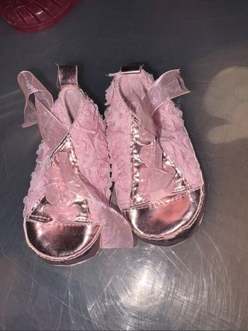 Basket à fleurs rose gold