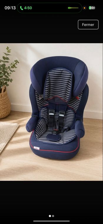 Siège auto réhausseur pommette 