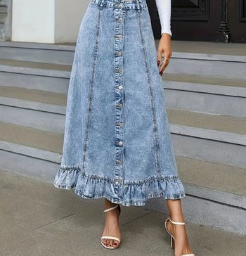 Jolie jupe en jean