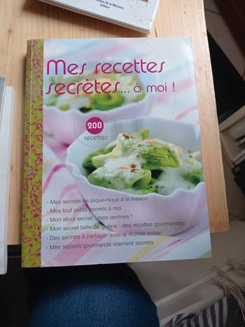 Livre mes recettes secrètes