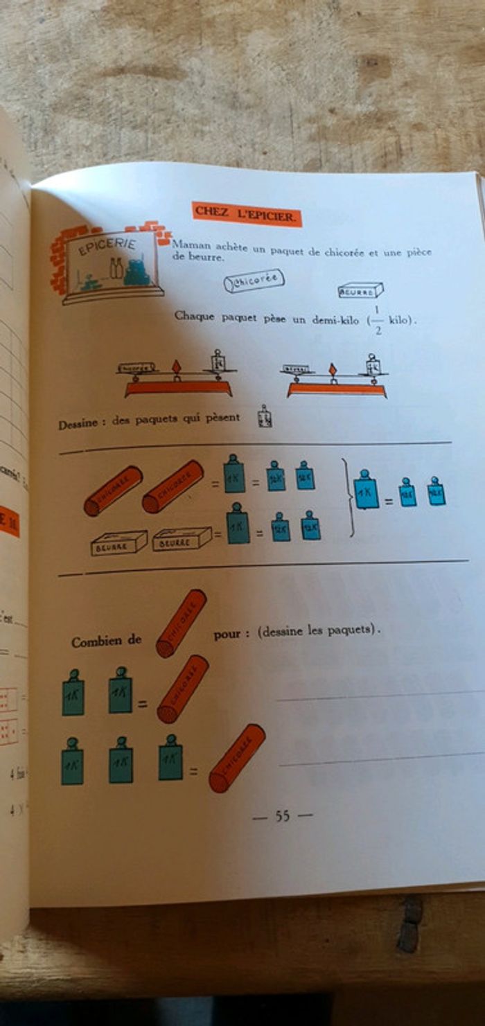 Livre scolaire mathématique vintage (1964) - photo numéro 4