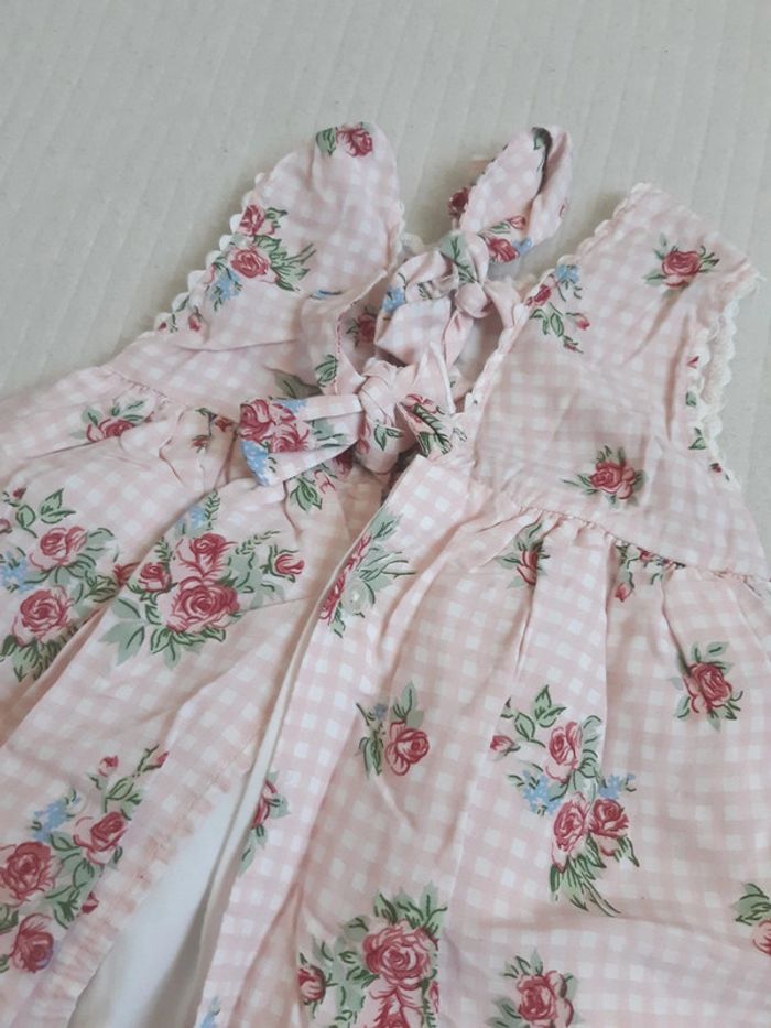 Robe à motif fleurs Natalys 12 mois - photo numéro 5