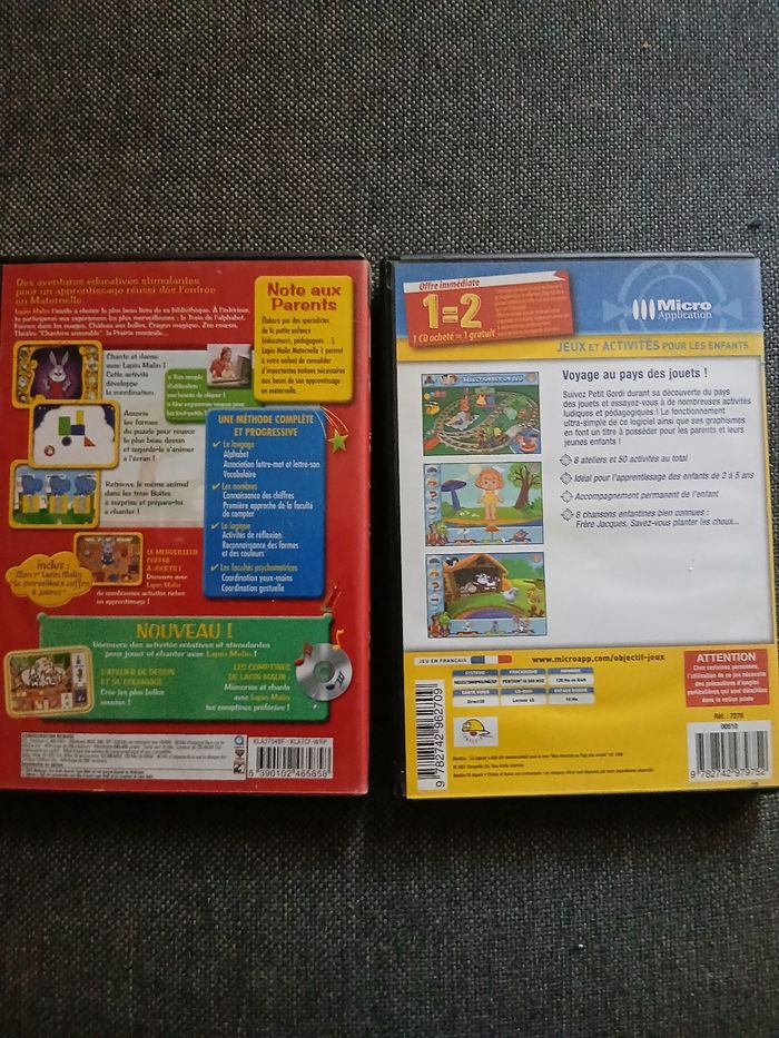 Lot de deux jeux de pc pour maternelle - photo numéro 4