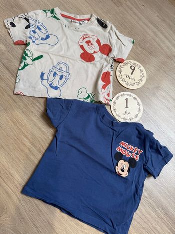 Lot de t-shirt Mickey 