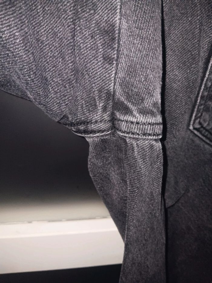 Jean cargo noir taille 40/42 poches latérales tendance - photo numéro 4