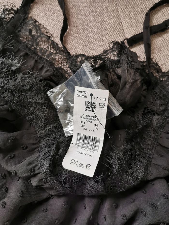 Caraco noir Etam 34 - photo numéro 8