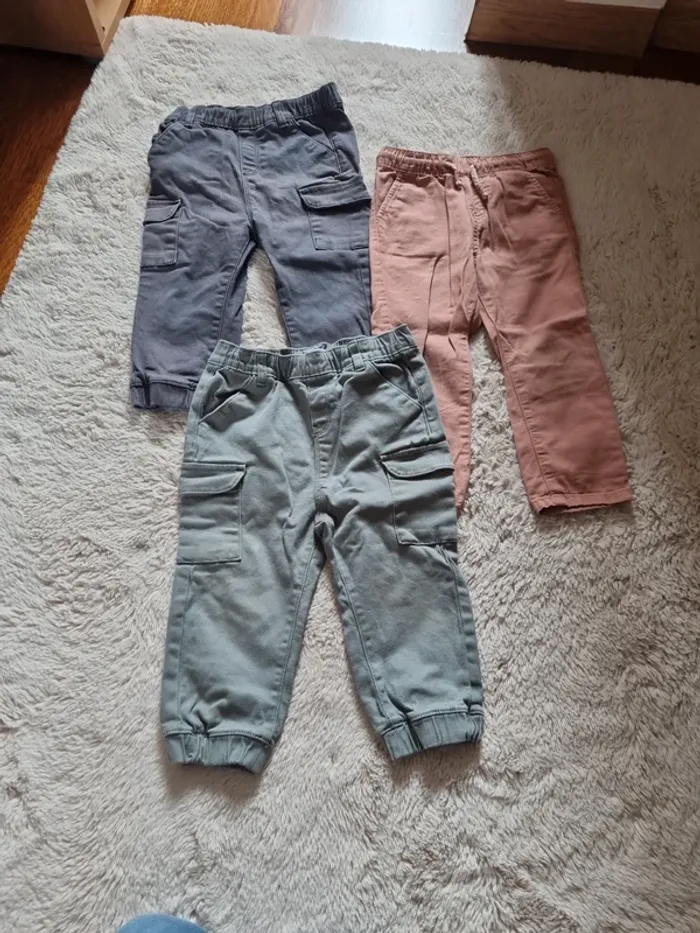 Lot de 3 pantalons  vert baudet