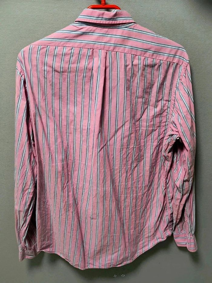 Chemise Ralph Lauren rayée rose vintage Y2K – Élégance intemporelle - photo numéro 9