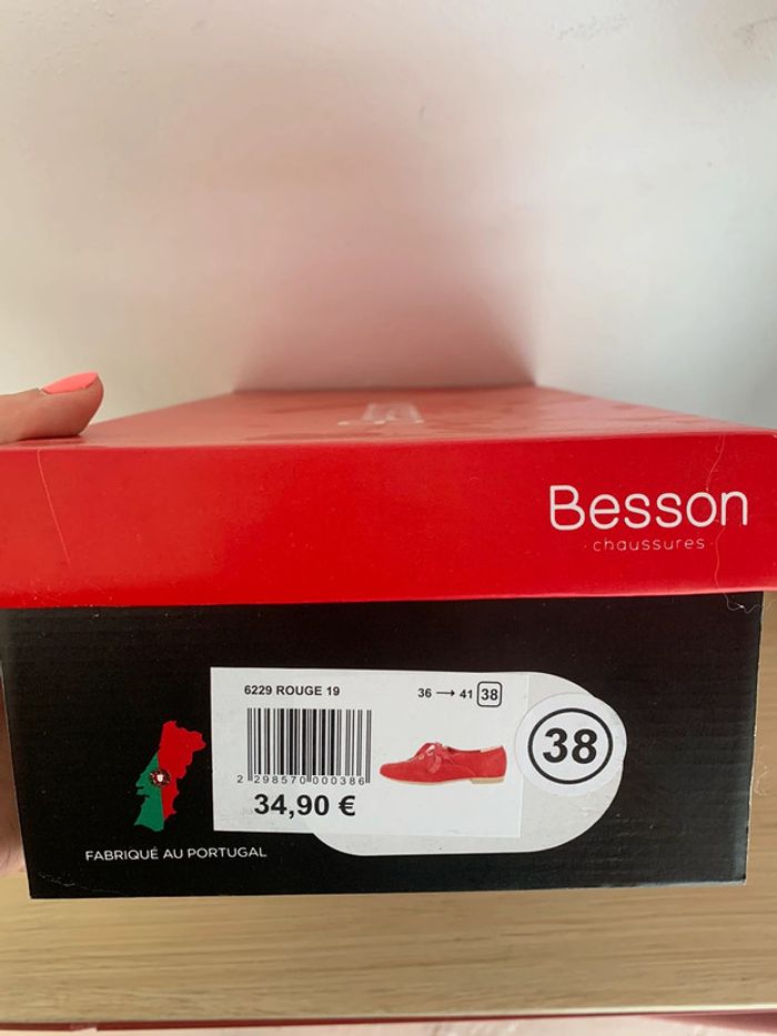 Derbies rouges T38 - photo numéro 5