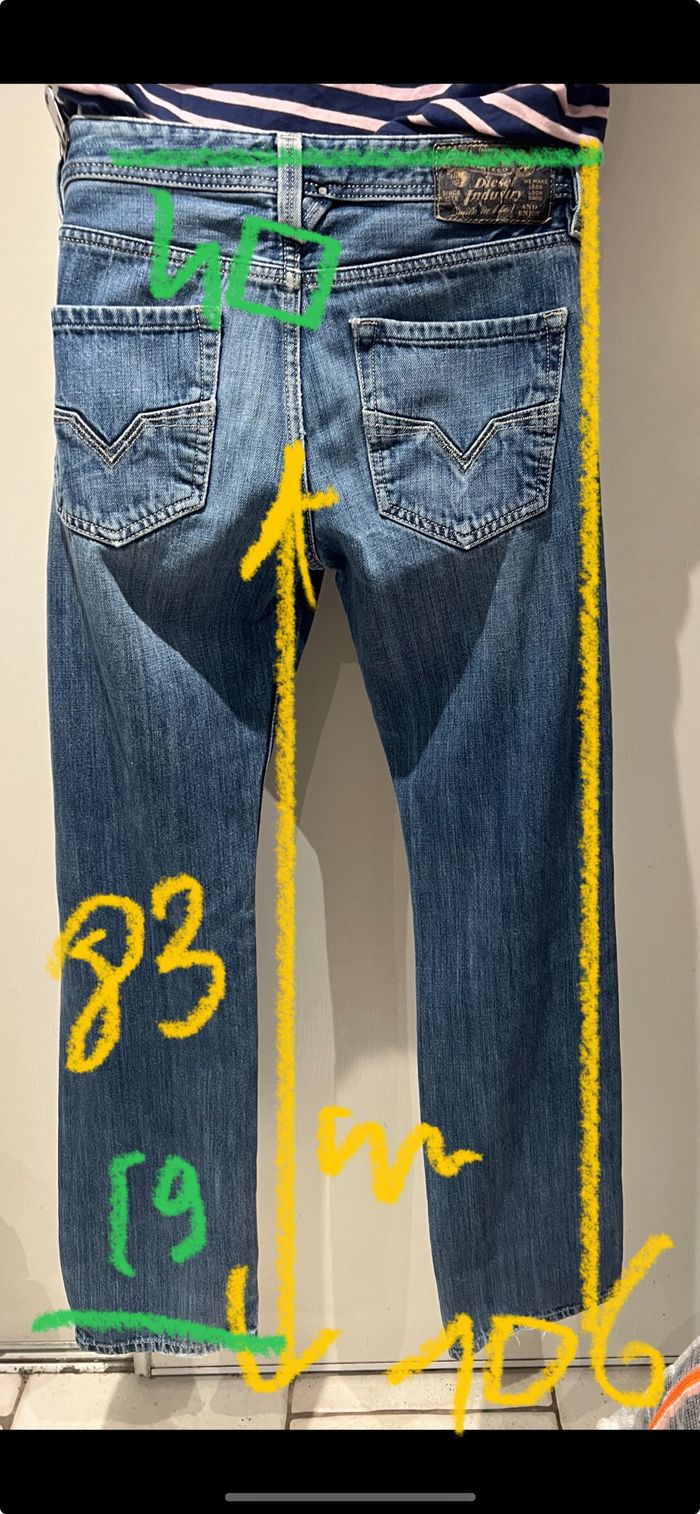 Jeans homme, diesel, modèle Larkee , taille W. 29 grand L. 32. - photo numéro 5