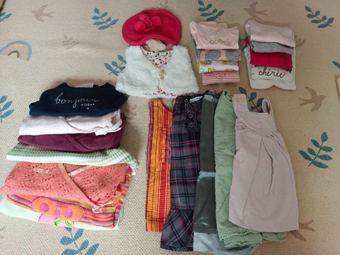 Lot vêtements 6 mois fille automne hiver