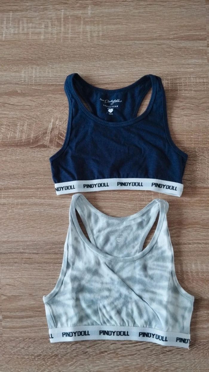 Lot de deux brassières fille pyndy doll taille 6/7 ans - photo numéro 5