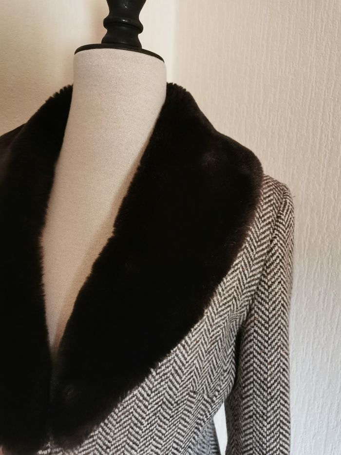 Veste courte marron et beige Burton T42 - photo numéro 3