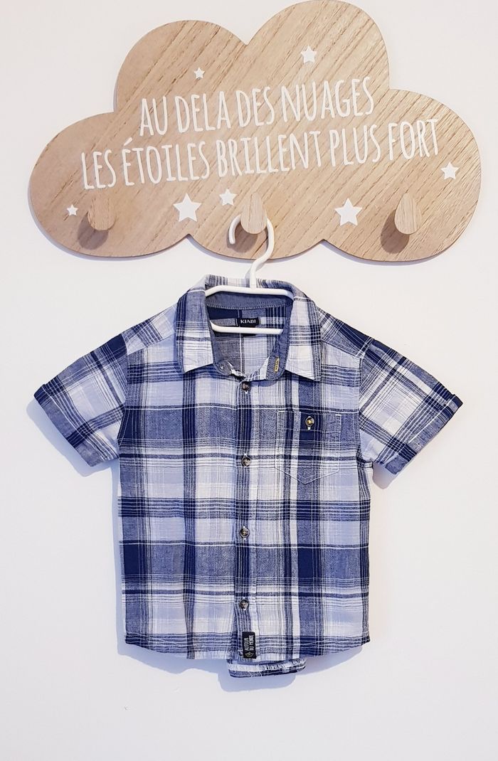 🦎 Chemise manches courtes en lin - Kiabi - 4 ans 🦎
