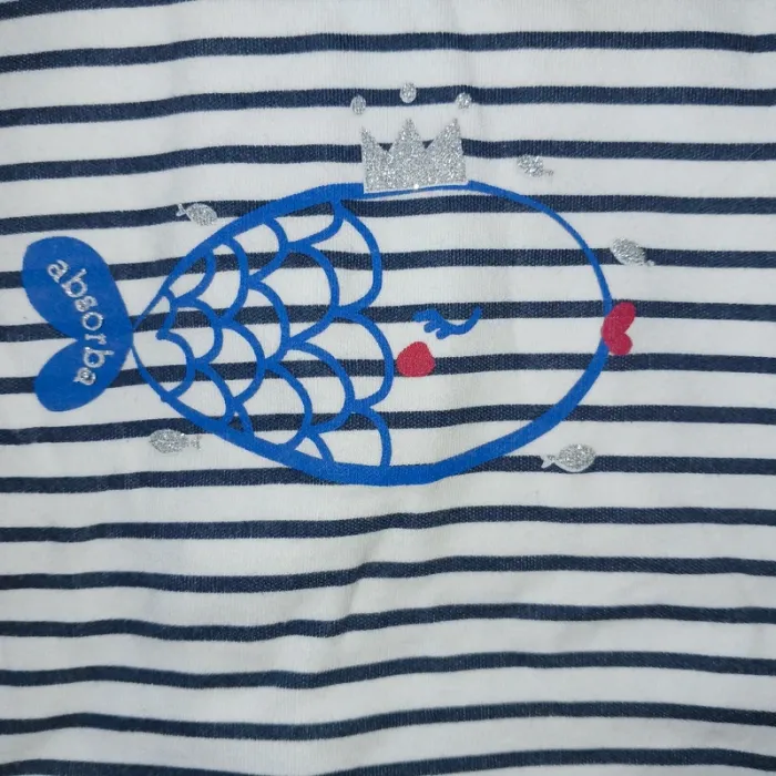 2 robes 👗 body bébé taille 1mois absorba - photo numéro 11